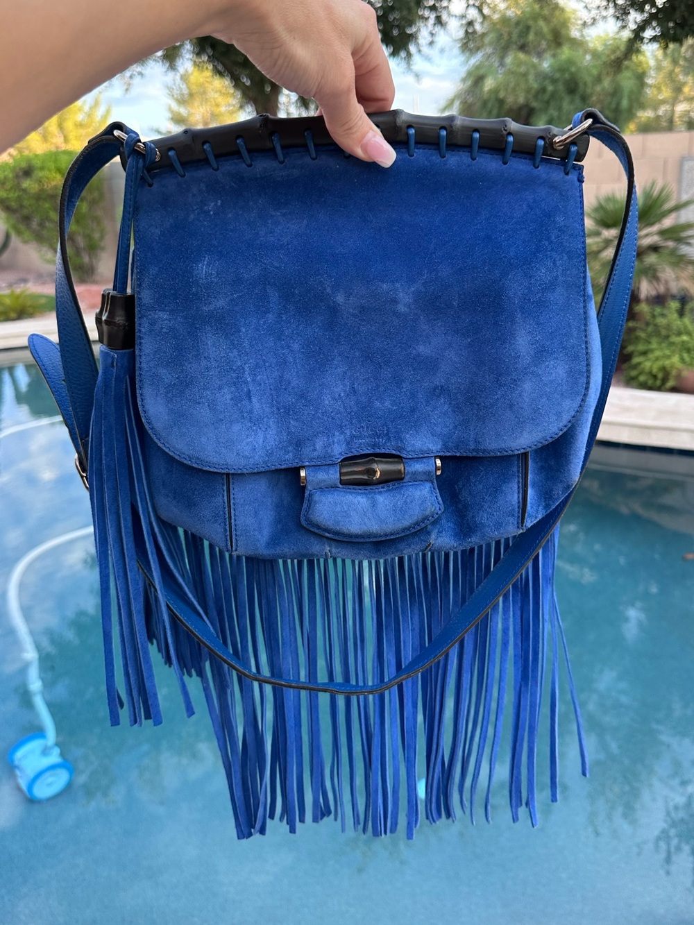 My new Fringe Gucci!!!!💙😺